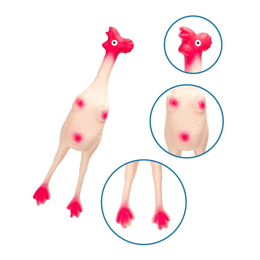 Nobleza - Giocattolo sonoro per cani gallina