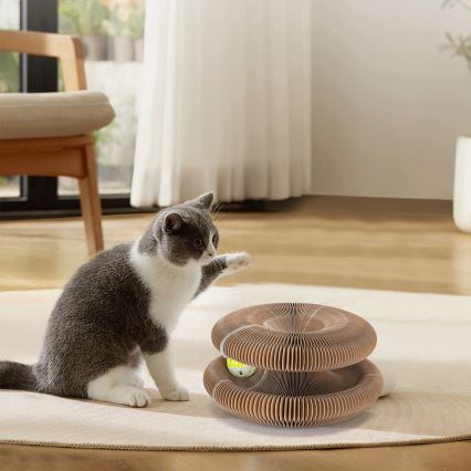 Nobleza - Griffoir 3 en 1 pour chats, marron