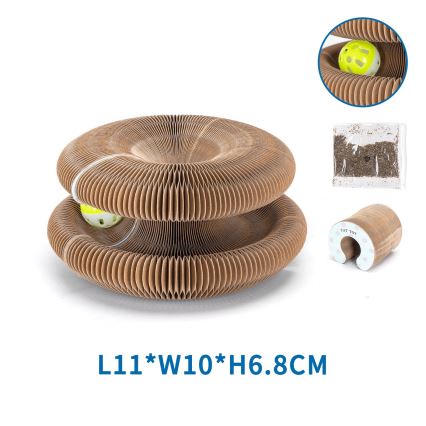Nobleza - Griffoir 3 en 1 pour chats, marron