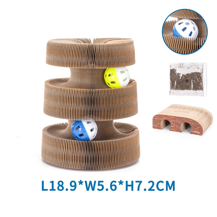 Nobleza - tiragraffi 3in1 marrone