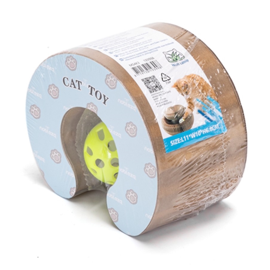 Nobleza - Tiragraffi per gatti 3 in 1 marrone