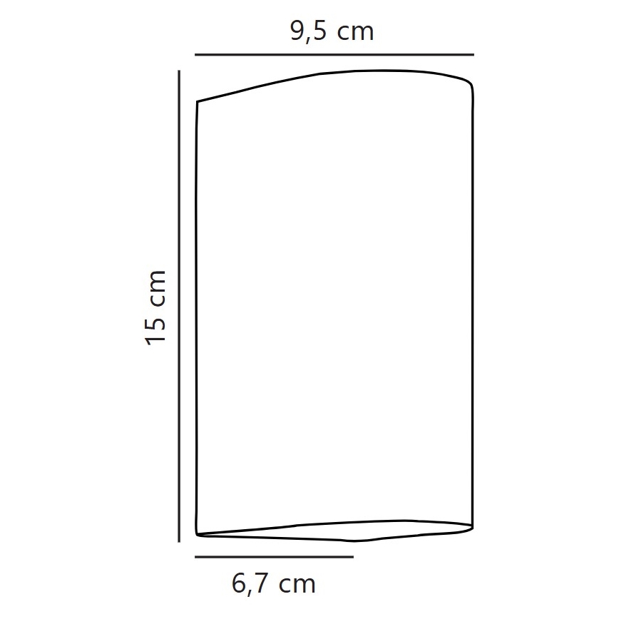 Nordlux - Applique a LED da esterno ASBOL LED/13,3W/230V 3000K IP44