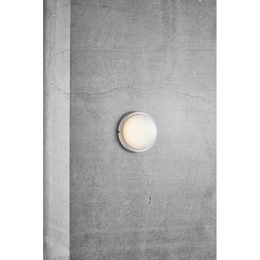 Nordlux - Applique a LED da esterno CUBA LED/6,5W/230V IP54 diametro 17,5 cm bianco