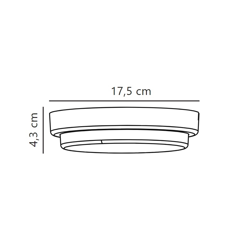 Nordlux - Applique a LED da esterno CUBA LED/6,5W/230V IP54 diametro 17,5 cm bianco