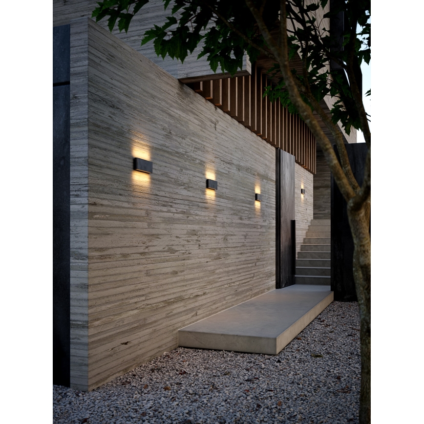 Nordlux - Applique a LED da esterno KINVER LED/10W/230V IP54 nero