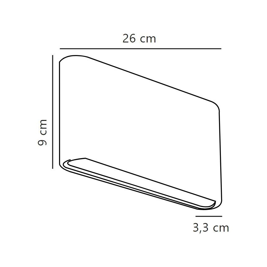 Nordlux - Applique a LED da esterno KINVER LED/10W/230V IP54 nero