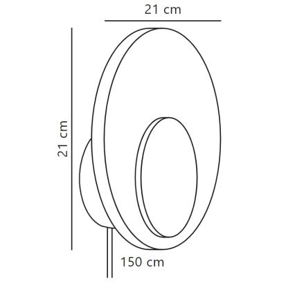 Nordlux - Applique a LED dimmerabile MARSI LED/7W/230V bianco