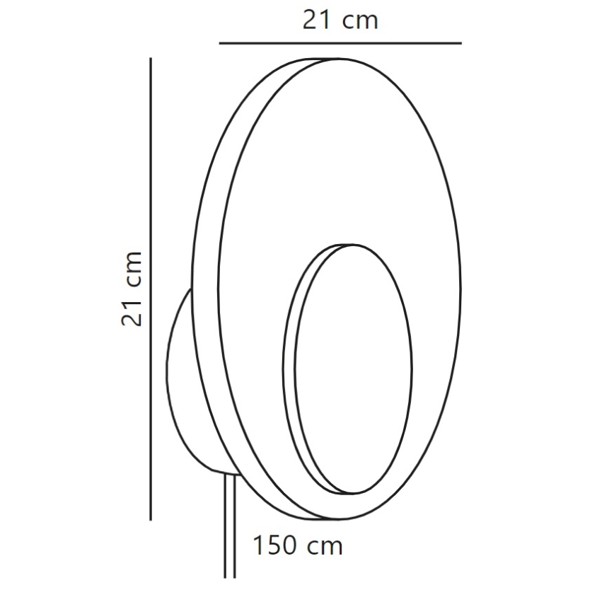 Nordlux - Applique a LED dimmerabile MARSI LED/7W/230V bianco