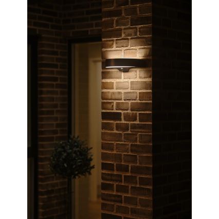 Nordlux - Applique a LED solare con sensore MONAY LED/5W/5V 3000K IP44 nero