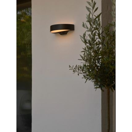 Nordlux - Applique a LED solare con sensore MONAY LED/5W/5V 3000K IP44 nero