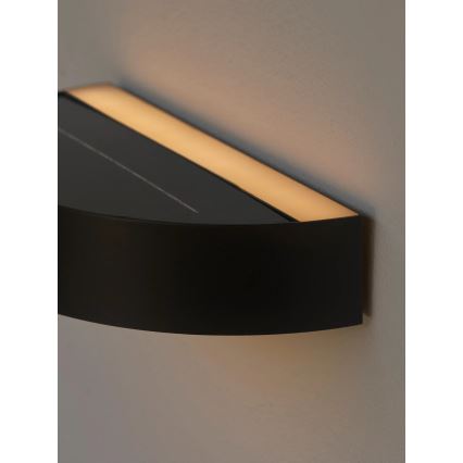 Nordlux - Applique a LED solare con sensore MONAY LED/5W/5V 3000K IP44 nero