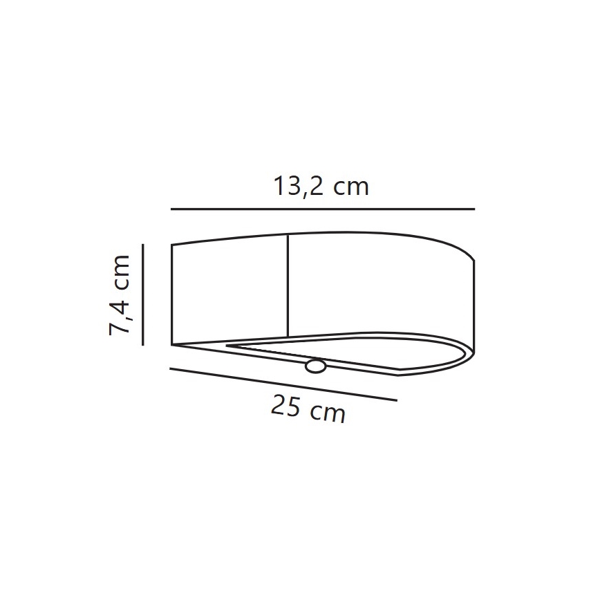 Nordlux - Applique a LED solare con sensore MONAY LED/5W/5V 3000K IP44 nero