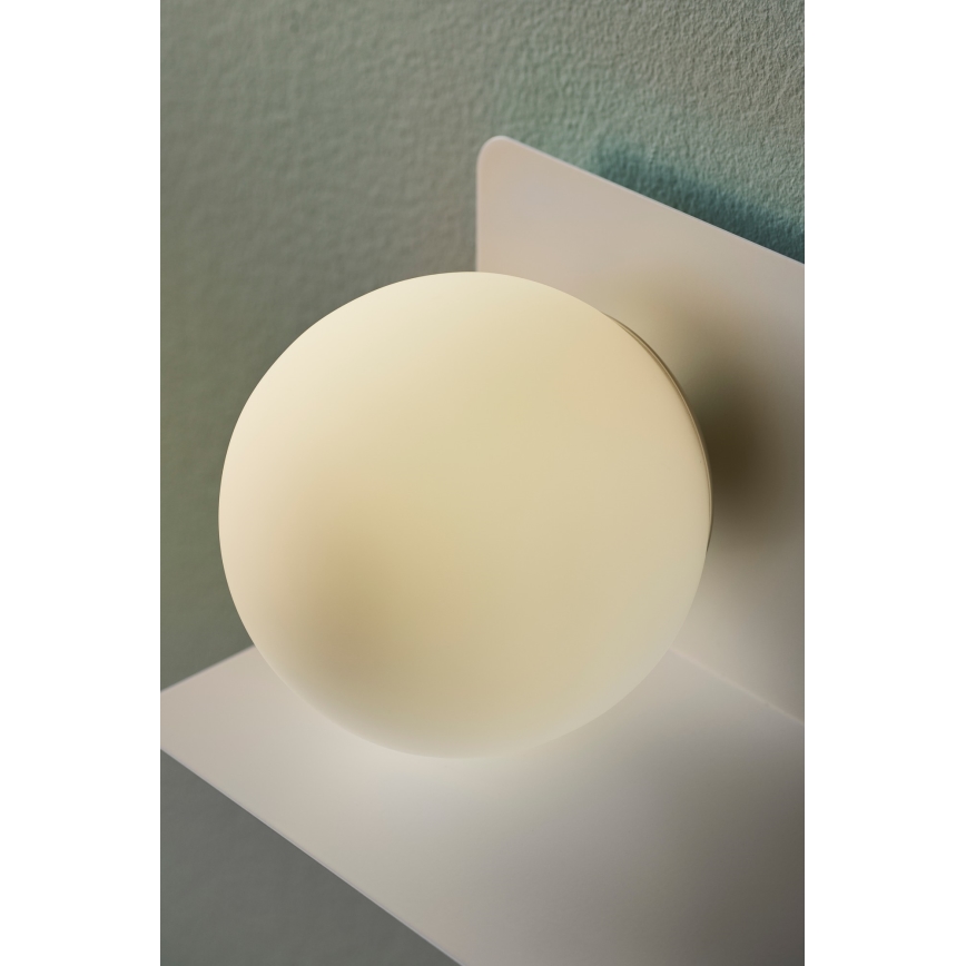 Nordlux - Applique con mensola LILIBETH 1xE14/25W/230V bianco