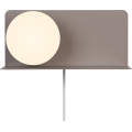 Nordlux - Applique con mensola LILIBETH 1xE14/25W/230V marrone