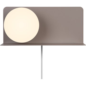 Nordlux - Applique con mensola LILIBETH 1xE14/25W/230V marrone