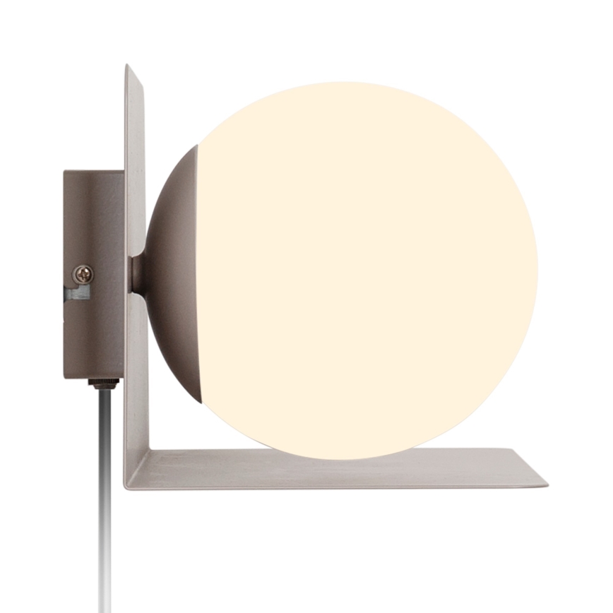 Nordlux - Applique con mensola LILIBETH 1xE14/25W/230V marrone
