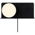 Nordlux - Applique con mensola LILIBETH 1xE14/25W/230V nero