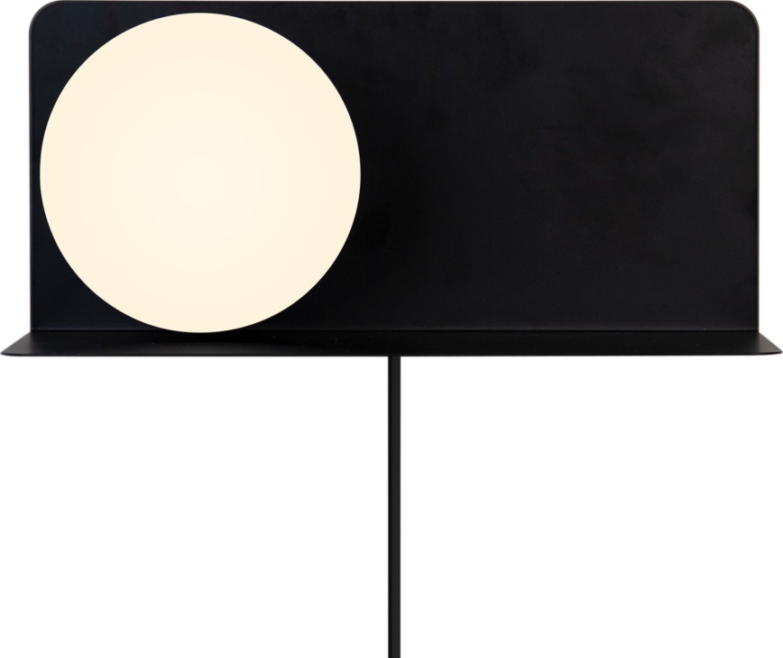 Nordlux - Applique con mensola LILIBETH 1xE14/25W/230V nero