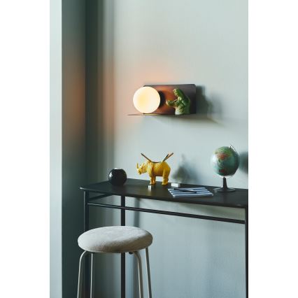 Nordlux - Applique con mensola LILIBETH 1xE14/25W/230V nero