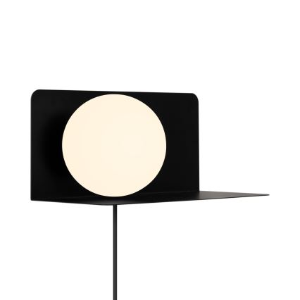 Nordlux - Applique con mensola LILIBETH 1xE14/25W/230V nero