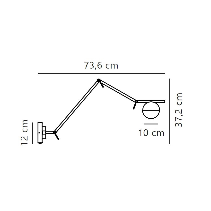 Nordlux - Applique CONTINA 1xG9/5W/230V ottone