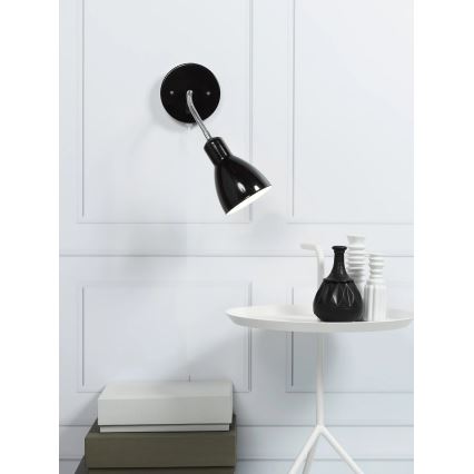 Nordlux - Applique CYCLONE 1xE14/15W/230V nero