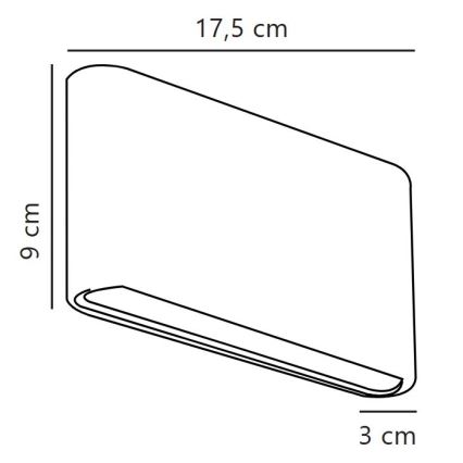 Nordlux - Applique da esterno a LED KINVER LED/8,5W/230V IP54 bianco
