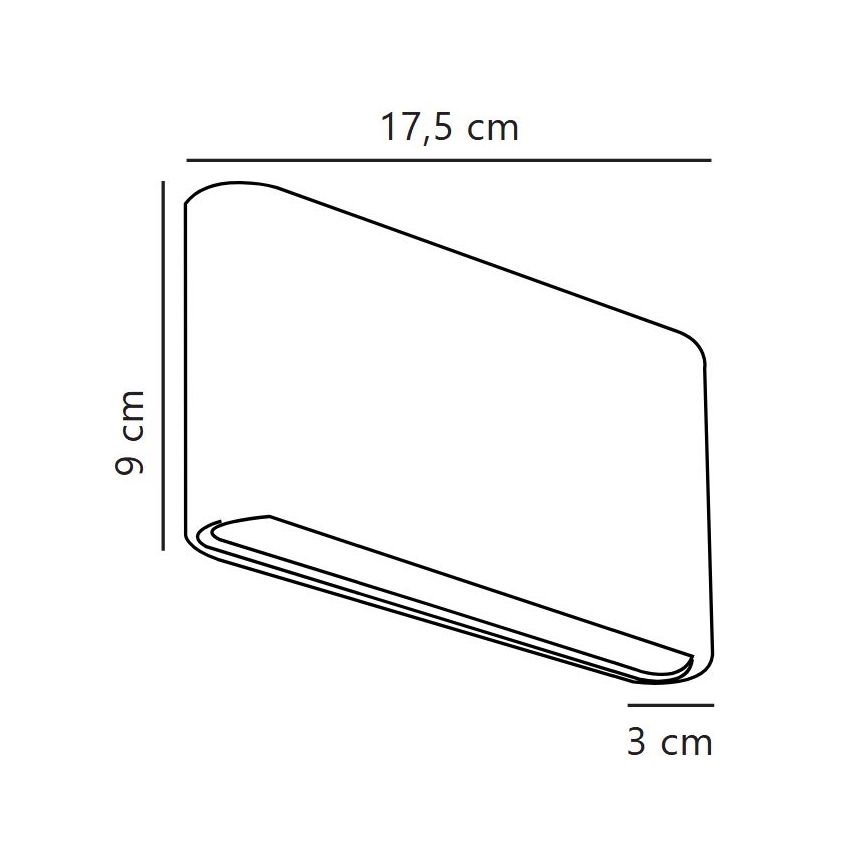 Nordlux - Applique da esterno a LED KINVER LED/8,5W/230V IP54 bianco