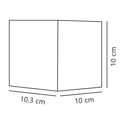 Nordlux - Applique da esterno a LED MILDA LED/4,9W/230V IP44 antracite