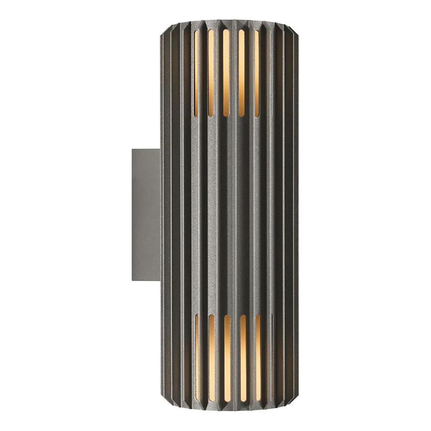 Nordlux - Applique da esterno ALUDRA 2xE27/15W/230V IP54 antracite