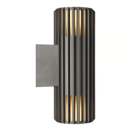 Nordlux - Applique da esterno ALUDRA 2xE27/15W/230V IP54 antracite