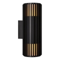 Nordlux - Applique da esterno ALUDRA 2xE27/15W/230V IP54 nero