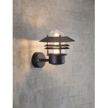 Nordlux - Applique da esterno BLOKHUS 1xE27/60W/230V IP54 nero