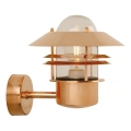 Nordlux - Applique da esterno BLOKHUS 1xE27/60W/230V IP54 rame