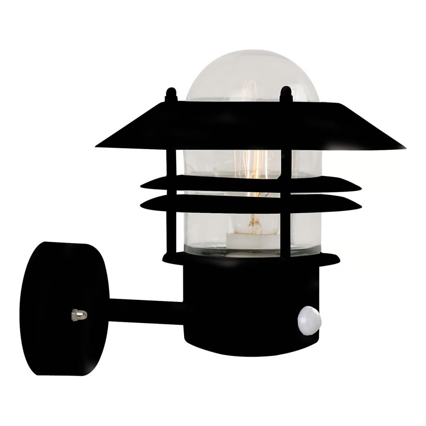 Nordlux - Applique da esterno con sensore BLOKHUS 1xE27/60W/230V IP54