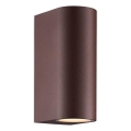 Nordlux - Applique da esterno DION 2xGU10/25W/230V IP44 rezavá