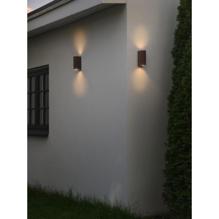 Nordlux - Applique da esterno DION 2xGU10/25W/230V IP44 rezavá