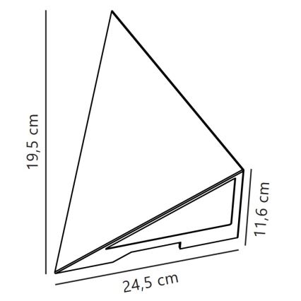 Nordlux - Applique da esterno KONIT 1xGU10/10W/230V IP44