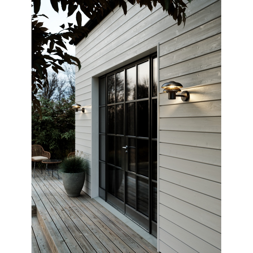 Nordlux - Applique da esterno KURNOS 1xE14/12W/230V IP54 nero