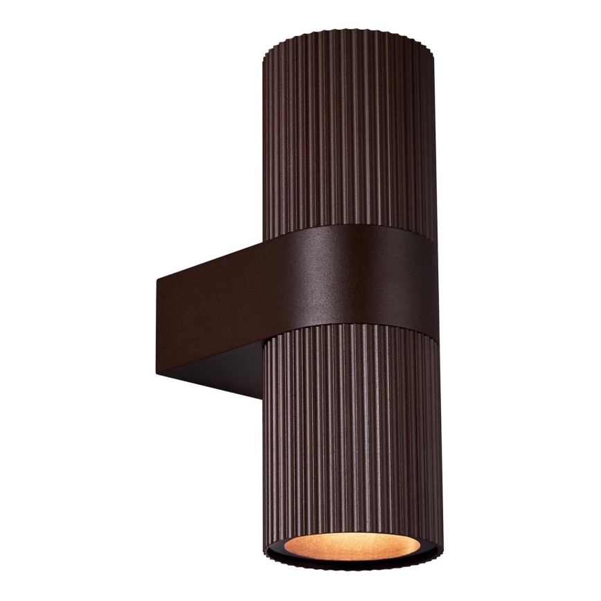 Nordlux - Applique da esterno KYKLOP 2xGU10/25W/230V IP54 marrone