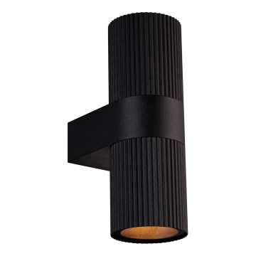 Nordlux - Applique da esterno KYKLOP 2xGU10/25W/230V IP54 nero