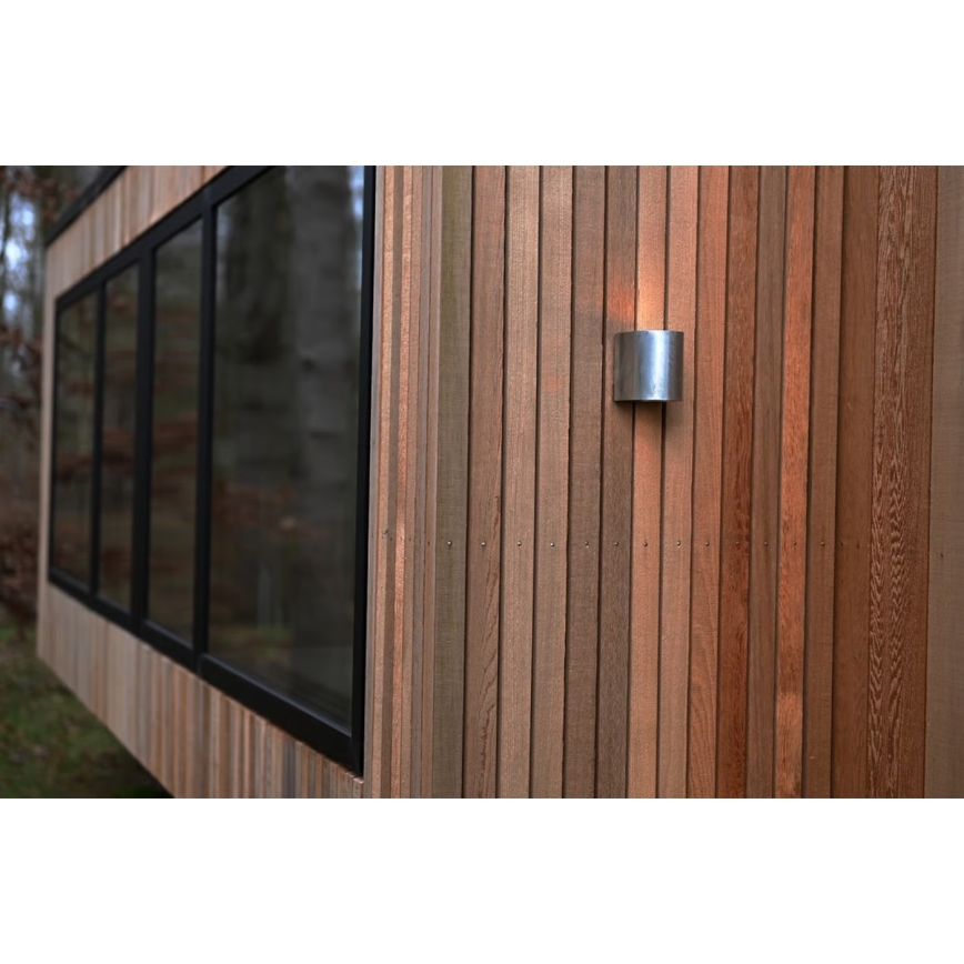 Nordlux - Applique da esterno LED CANTO 2xLED/6W/230V IP44 argento