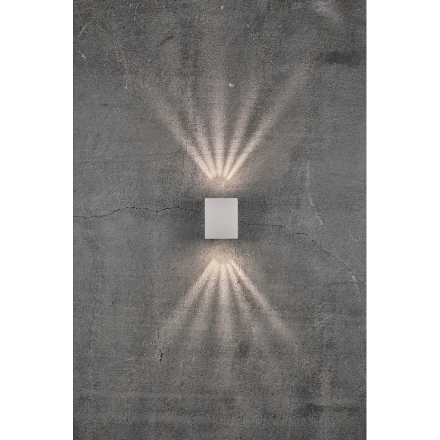 Nordlux - Applique da esterno LED CANTO 2xLED/6W/230V IP44 bianca