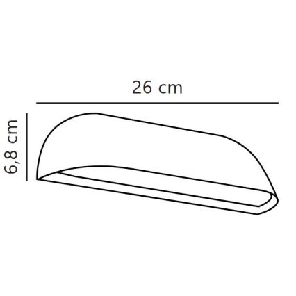 Nordlux - Applique da esterno LED FRONT 9,5W/230V IP44