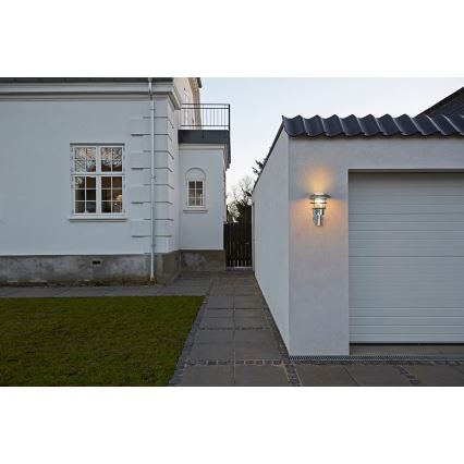 Nordlux - Applique da esterno LONSTRUP 1xE27/60W/230V IP44 argento