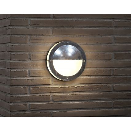 Nordlux - Applique da esterno MALTA 1xE27/60W/230V IP54 argento