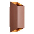 Nordlux - Applique da esterno NICO 2xGU10/25W/230V IP54 marrone