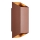 Nordlux - Applique da esterno NICO 2xGU10/25W/230V IP54 marrone