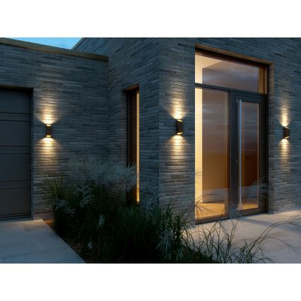 Nordlux - Applique da esterno NICO 2xGU10/25W/230V IP54 marrone