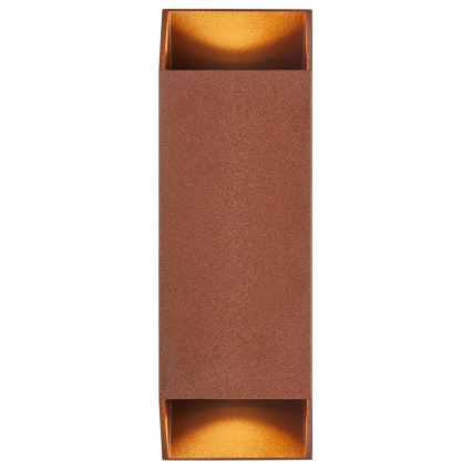 Nordlux - Applique da esterno NICO 2xGU10/25W/230V IP54 marrone